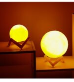 Rechargeable LED 3D Moon Lamp - Image 7