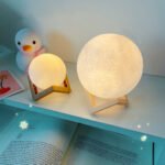 Rechargeable LED 3D Moon Lamp - Image 5
